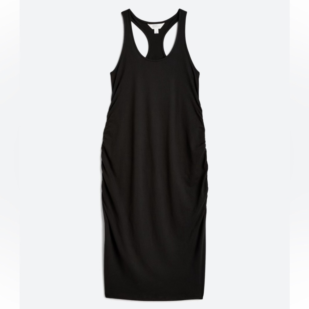 Market and Spruce Ren Maternity Racerback Midi Dress